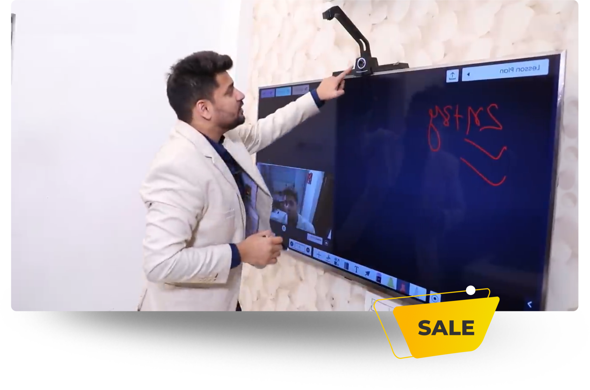 TutorPlus Interactive Flat Panel Whiteboard for Teaching